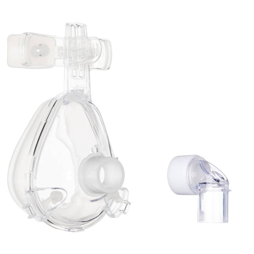 Máscara de ventilación CPAP - ADAPT-2-VENT ™ - Pulmodyne - BIPAP /  transparente / ajustable